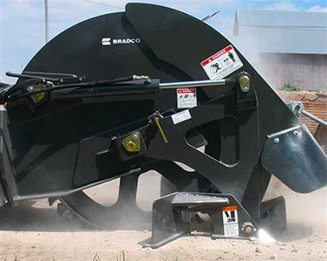 rock saw for skid steer videos|bradco rock saw parts.